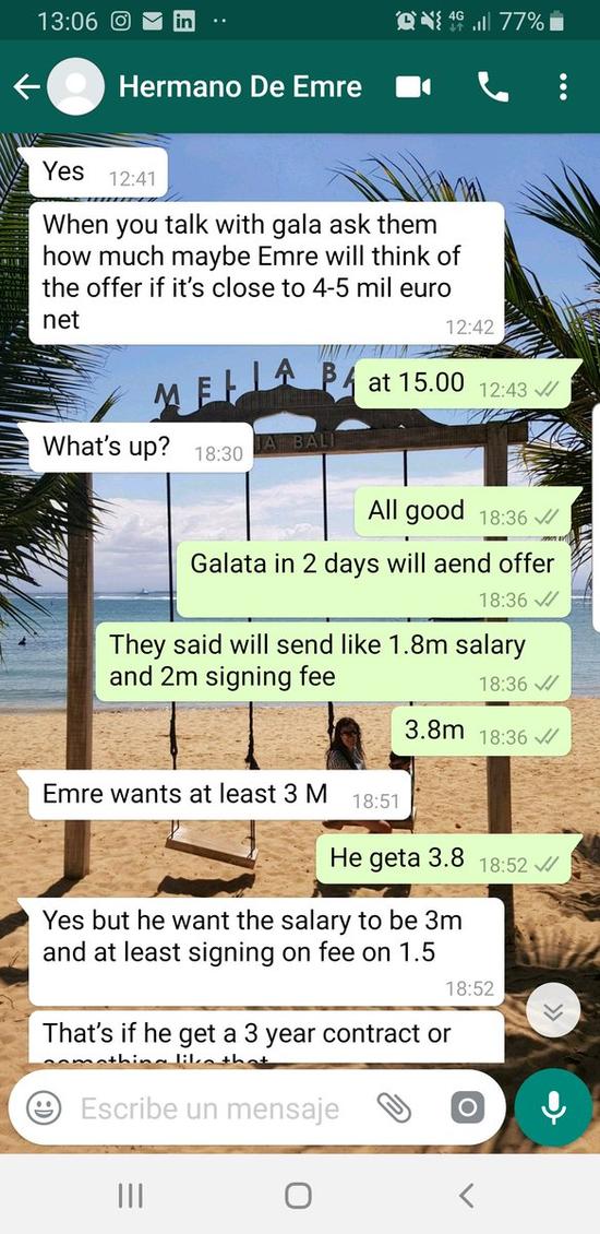 Emre Mor'un menajeri konuşmaları yayınladı