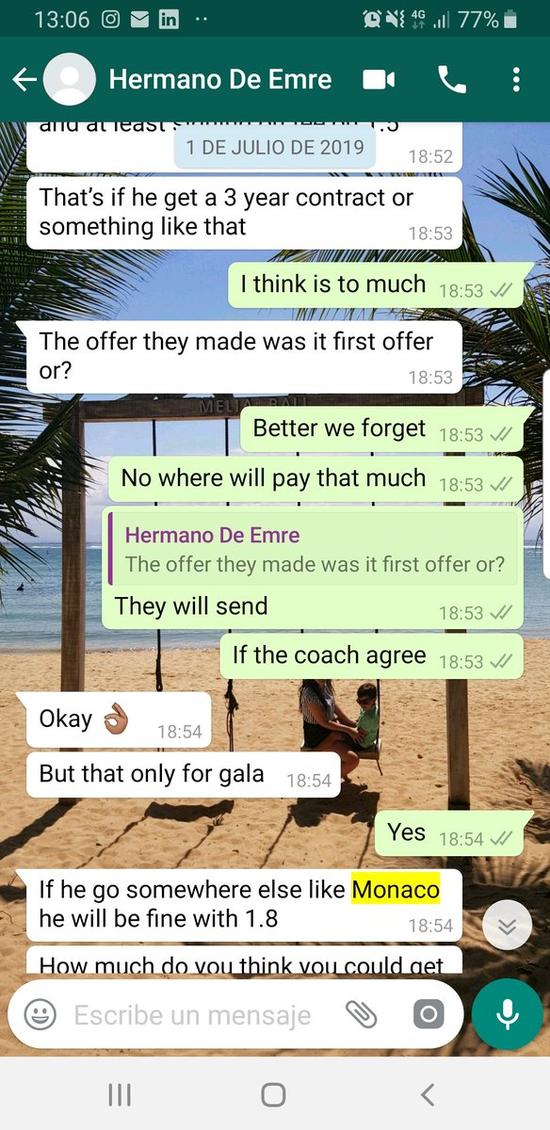 Emre Mor'un menajeri konuşmaları yayınladı