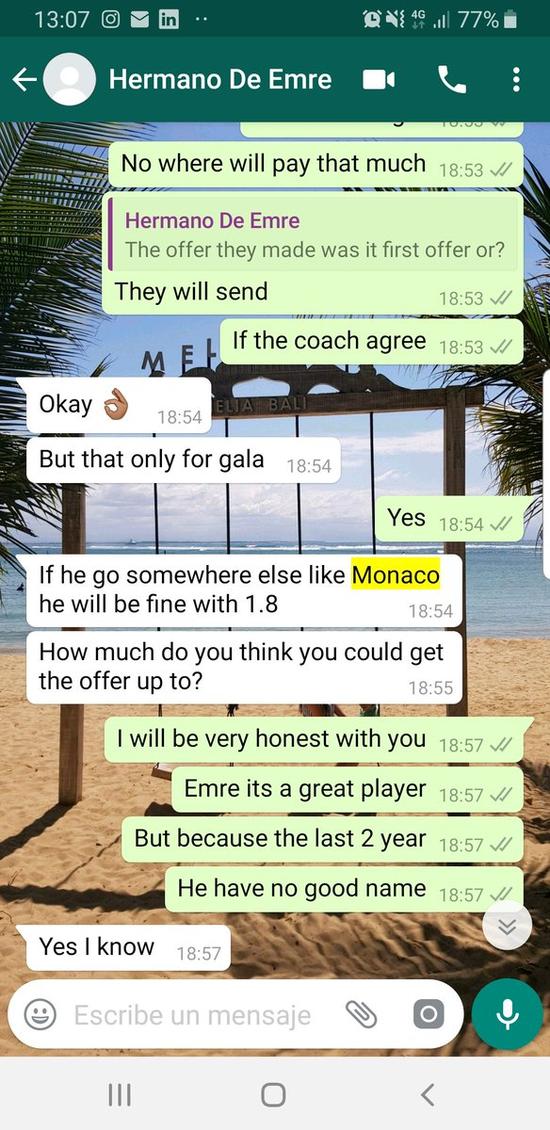 Emre Mor'un menajeri konuşmaları yayınladı