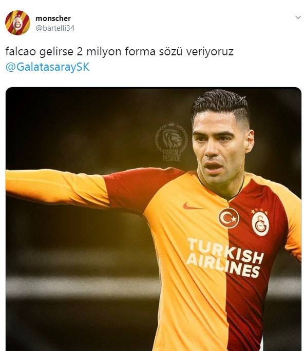 Galatasaraylı taraftarların Falcao heyecanı