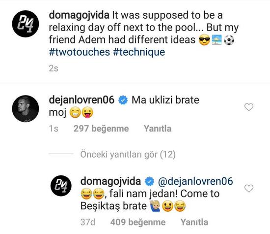 Vida'dan Lovren'e: Come to Beşiktaş