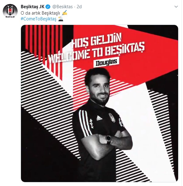 Douglas resmen Beşiktaş'ta