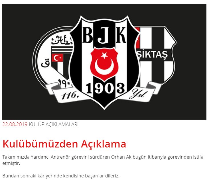 Orhan Ak istifa etti