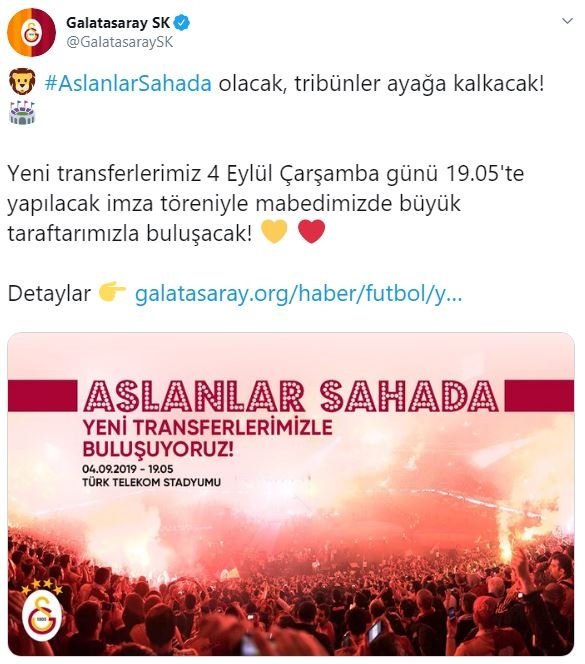 Galatasaray'dan toplu imza töreni