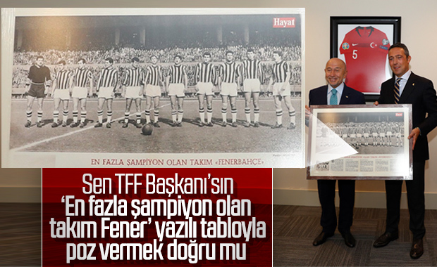 TFF, tartışma yaratan fotoğrafı sitesine koymadı