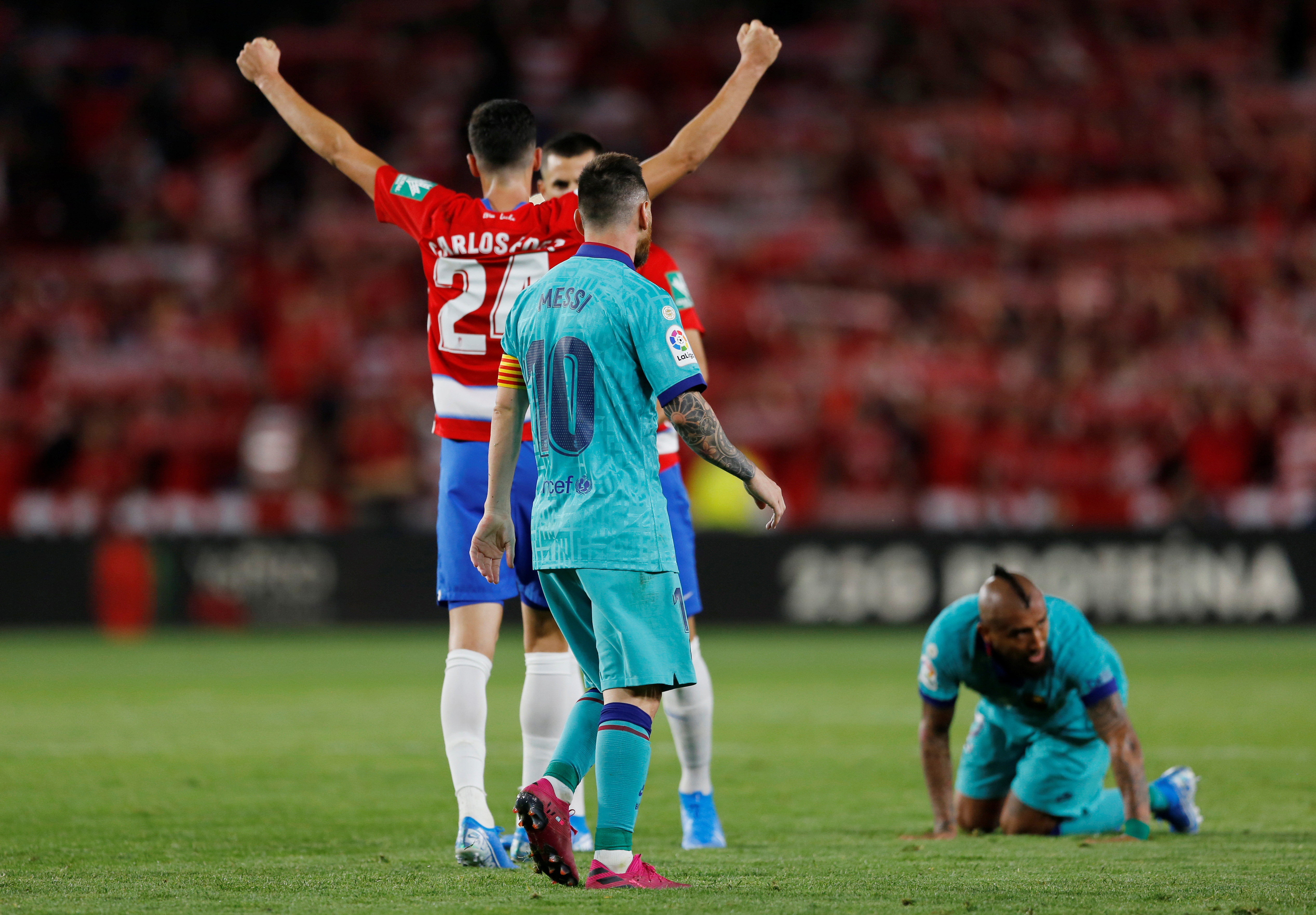 Barcelona'ya Granada şoku