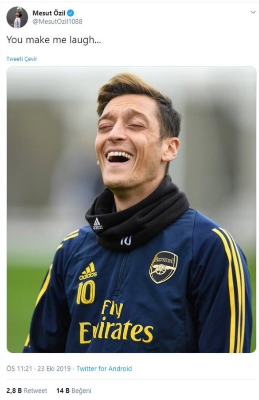 Mesut ile Emery idmanda tartıştı