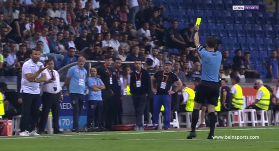 4 sarı kart gören teknik adam cezalı duruma düşecek