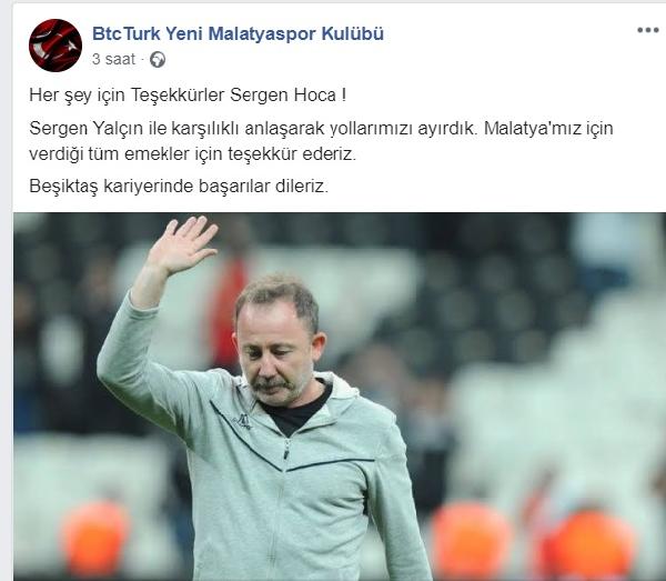 Sosyal medyadan Sergen Yalçın'a yönelik sahte paylaşımlar