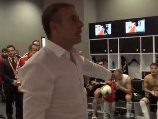 Abdullah Avcı'nın soyunma odası konuşması - VİDEO