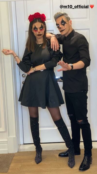 Cadılar Bayramı'nı kutlayan futbolcular