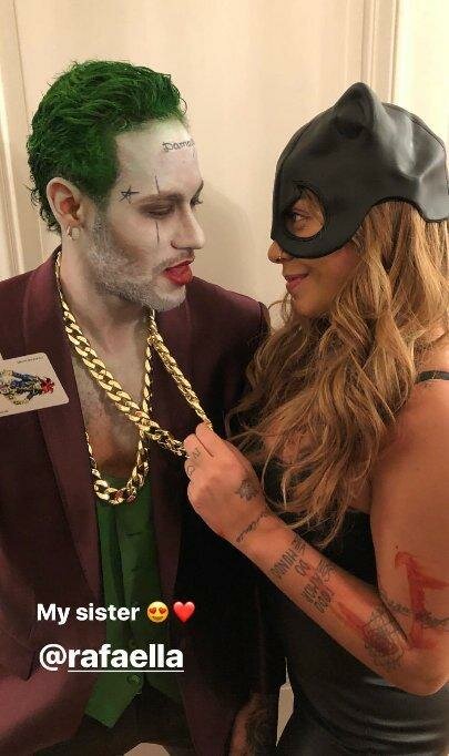 Cadılar Bayramı'nı kutlayan futbolcular