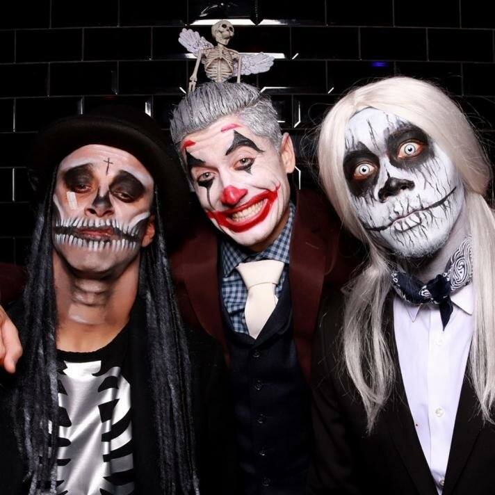 Cadılar Bayramı'nı kutlayan futbolcular