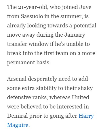 Arsenal ve M.United, Merih'in peşinde