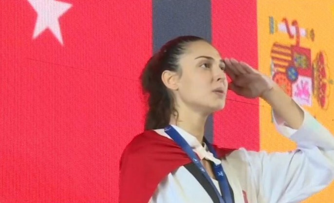 Milli tekvandocu İrem Yaman Avrupa Şampiyonu