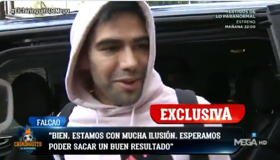 Radamel Falcao: Tedavim iyi gidiyor