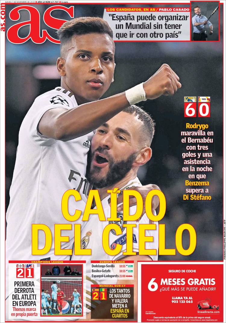 İspanyol basını: Real Madrid, G.Saray'ı süpürdü