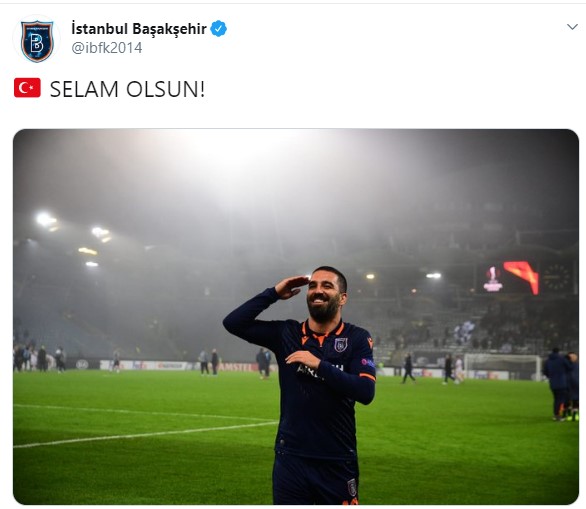 Başakşehir'in galibiyet paylaşımı