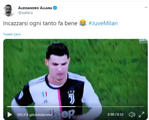 Ronaldo'nun Sarri'ye küfrettiği anlar