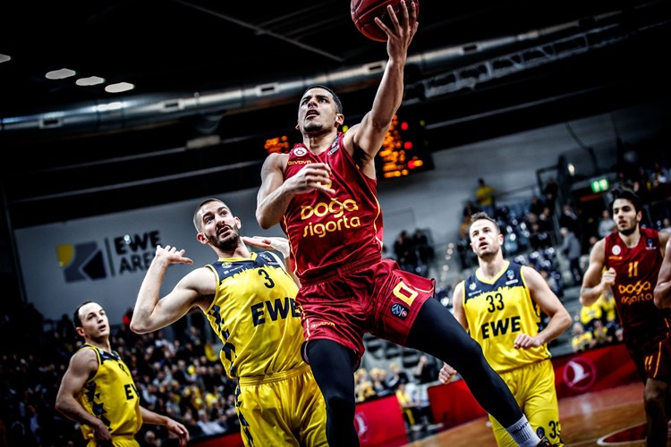 Galatasaray, Avrupa Kupası'nda Baskets'e yenildi