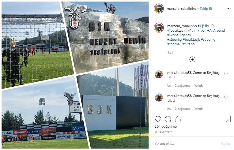 Guilherme'nin menajeri Beşiktaş tesislerine geldi