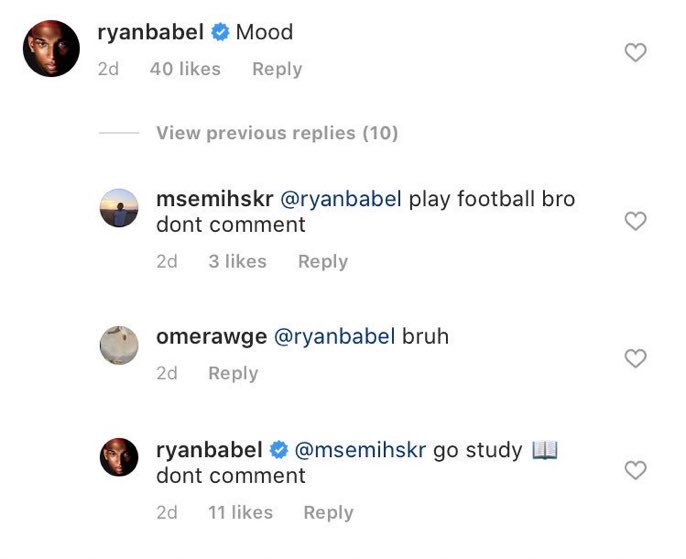 Babel, Galatasaraylı bir taraftarla tartıştı