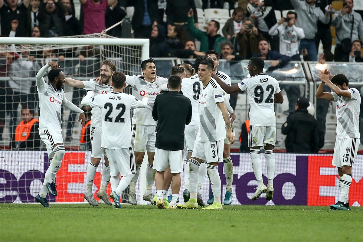 Beşiktaş UEFA Avrupa Ligi'nde ilk galibiyetini aldı