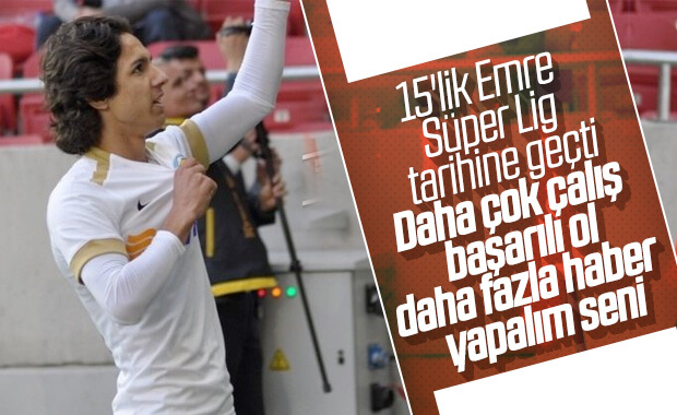 Bülent Uygun, pazubandı 15'lik Emre'ye veriyor