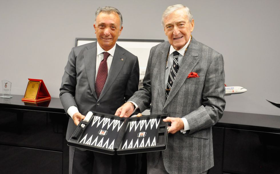 Rahmi Koç, Ahmet Nur Çebi'yi ziyaret etti