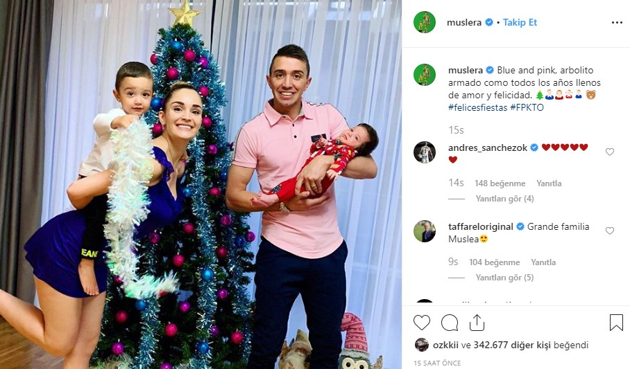 Muslera'nın aile pozu