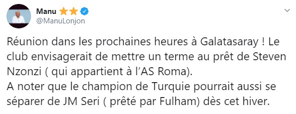 Galatasaray'da Michael Seri de yolcu