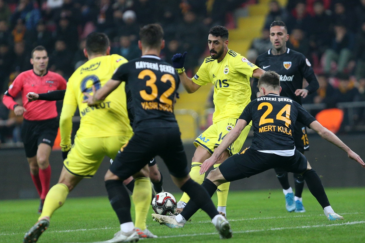 a Fenerbahçe Kayserispor'la yenişemedi
