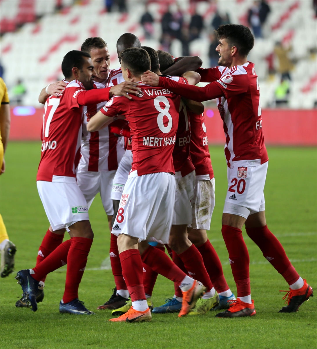 a Sivasspor, Türkiye Kupası'nda Yeni Malatyaspor'a 4 attı