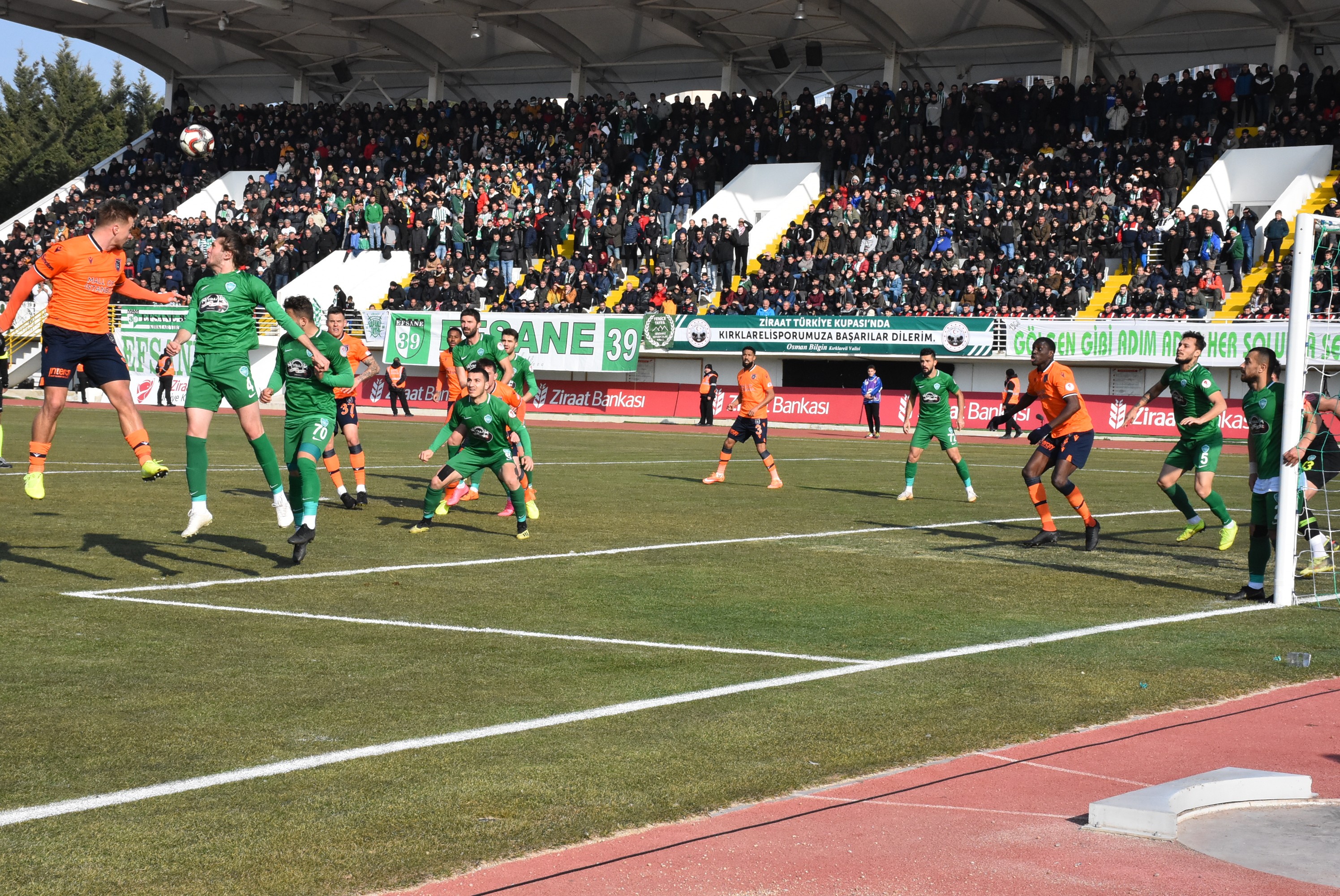 Kırklarelispor, Başakşehir'i kupanın dışına itti
