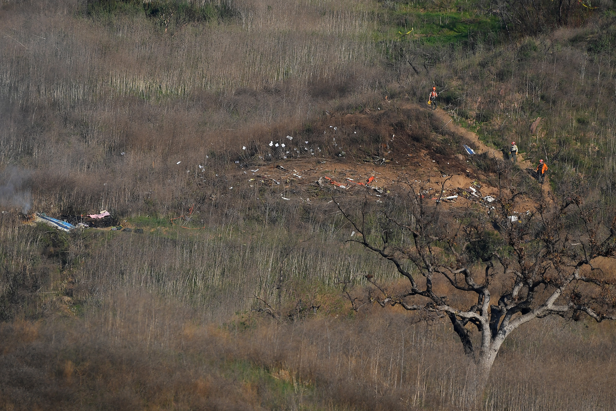 r Kobe Bryant'ın öldüğü kazanın fotoğrafları
