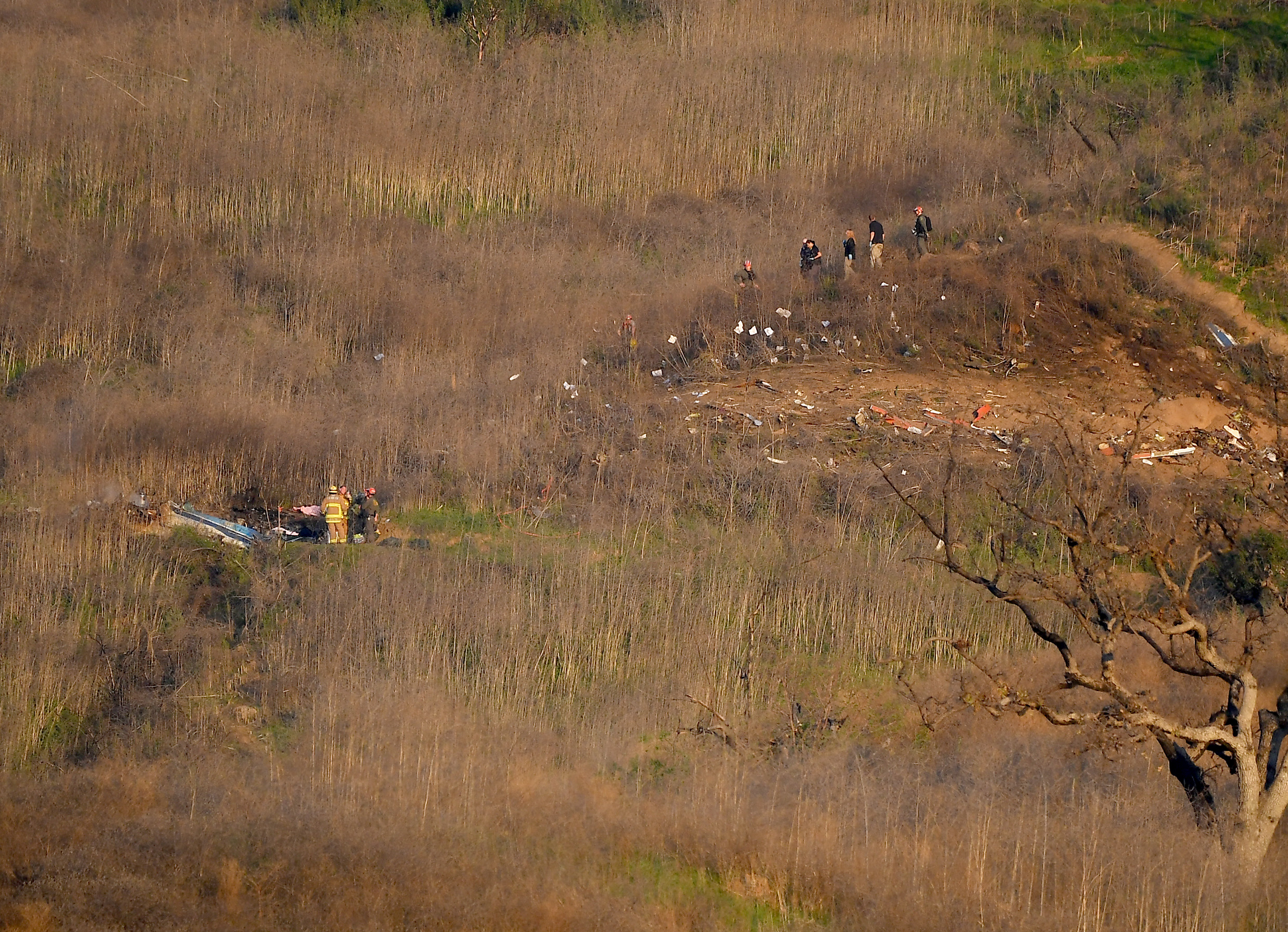 r Kobe Bryant'ın öldüğü kazanın fotoğrafları