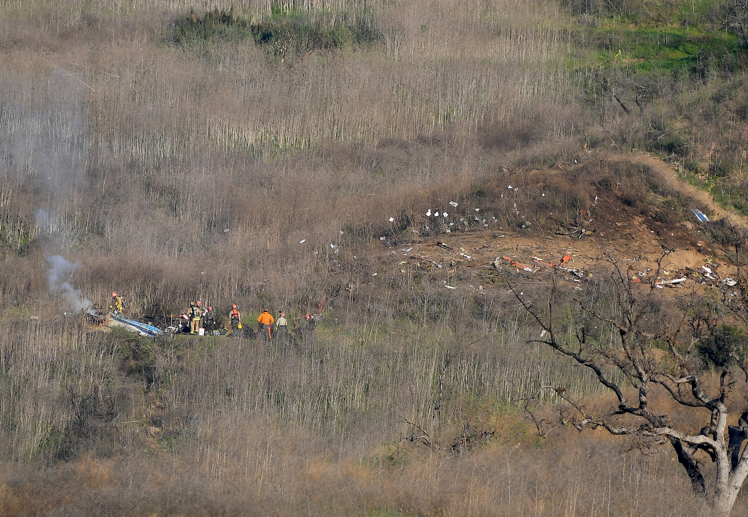 r Kobe Bryant'ın öldüğü kazanın fotoğrafları
