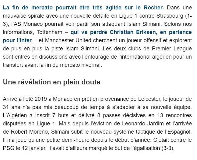 Slimani Avrupa devlerinin radarında