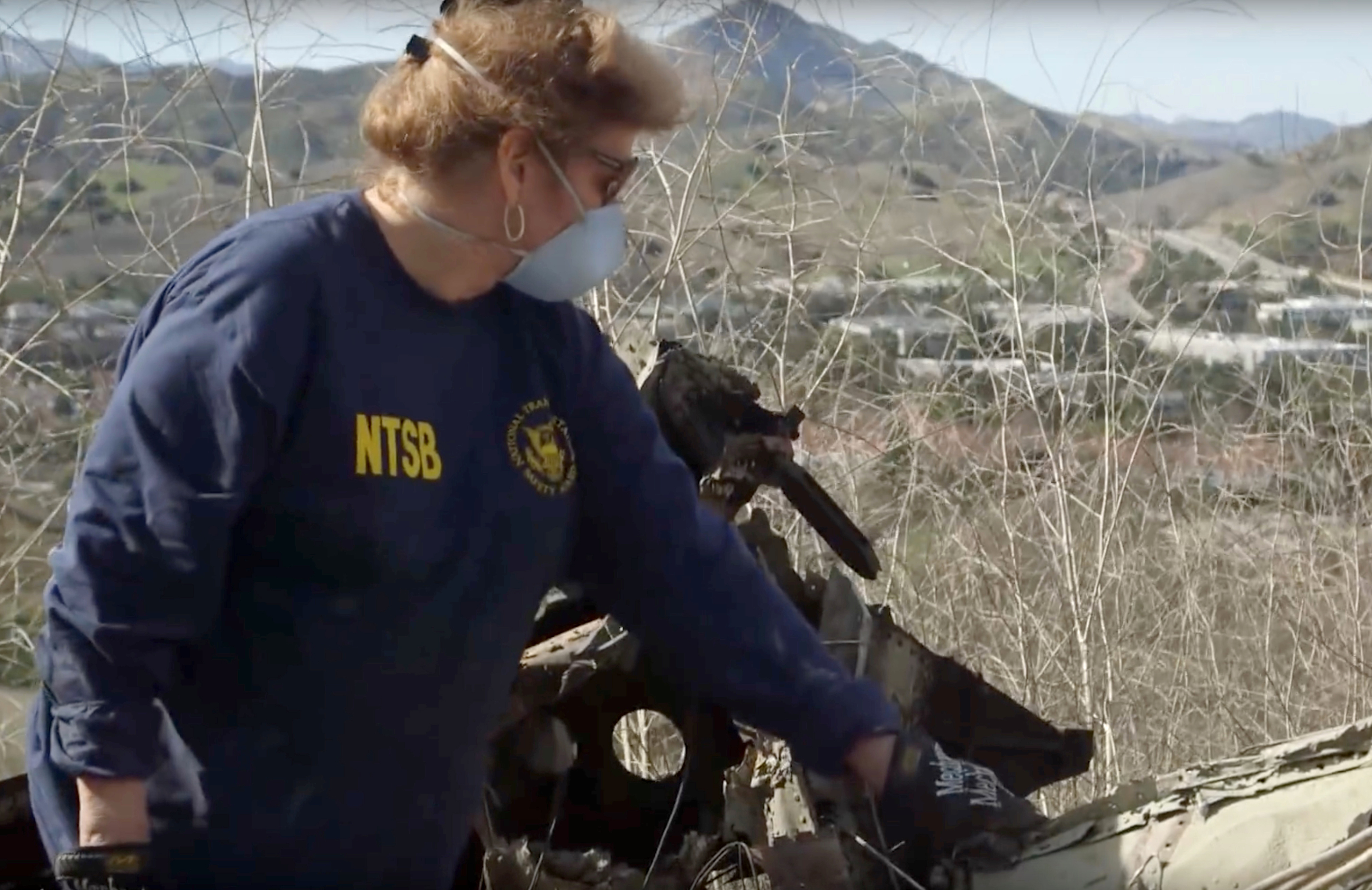 r Kobe Bryant'ın öldüğü helikopter kazasının görüntüleri