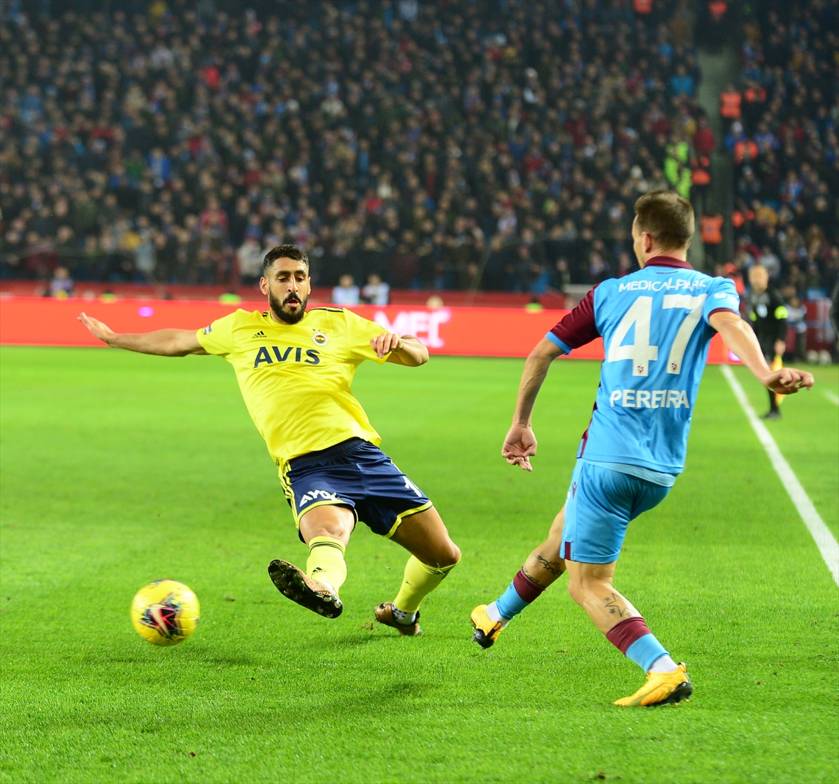 a Trabzonspor, ilk yarıda maçı bitirdi