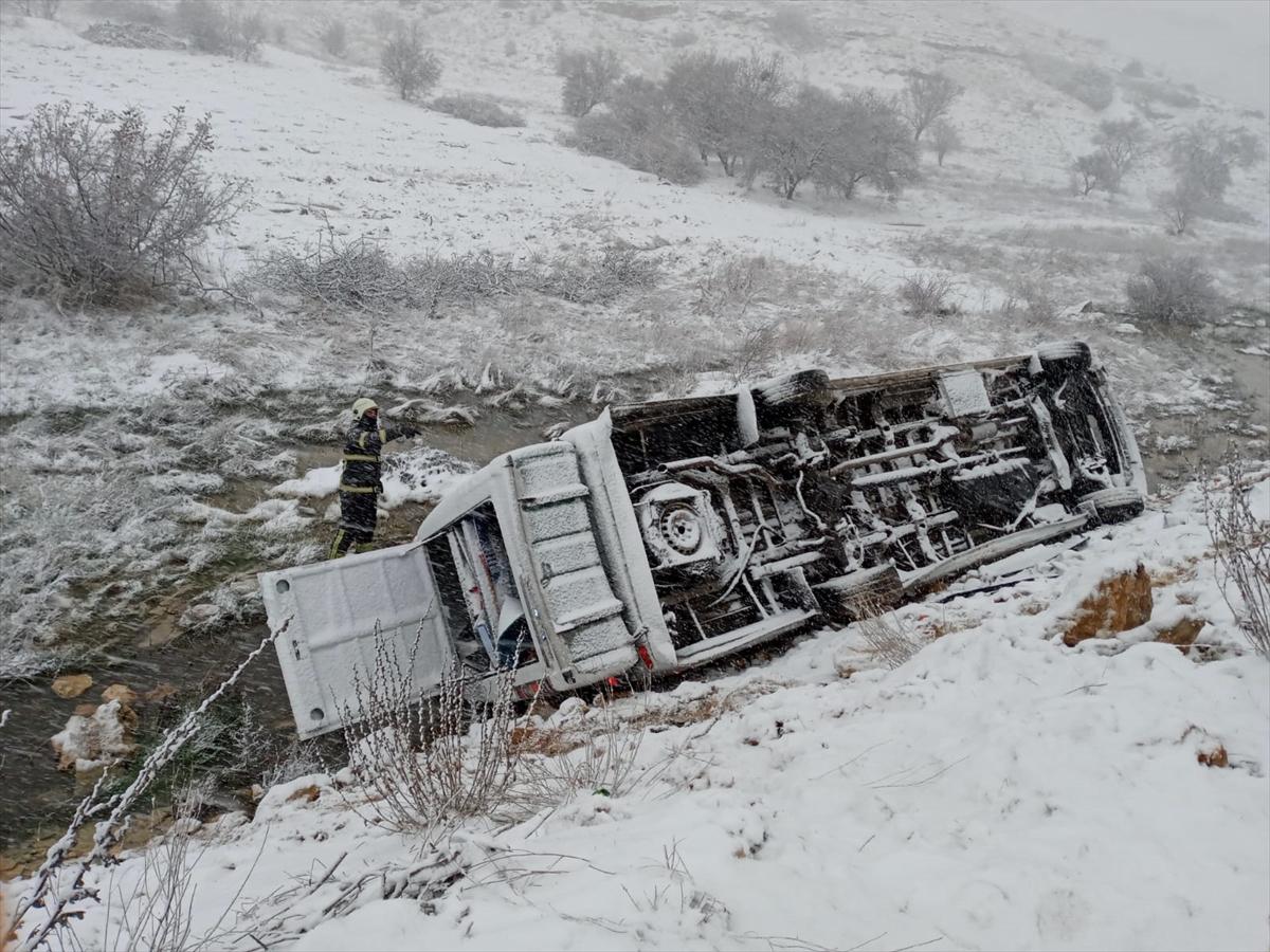 a Mardin'de engelli basketbolcular kaza yaptı