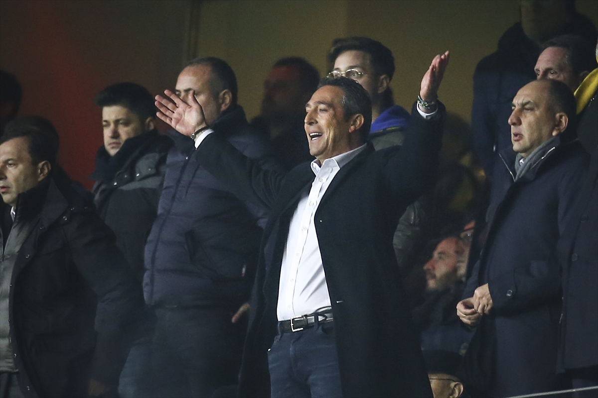 Ali Koç tribünde heyecan dolu anlar yaşadı
