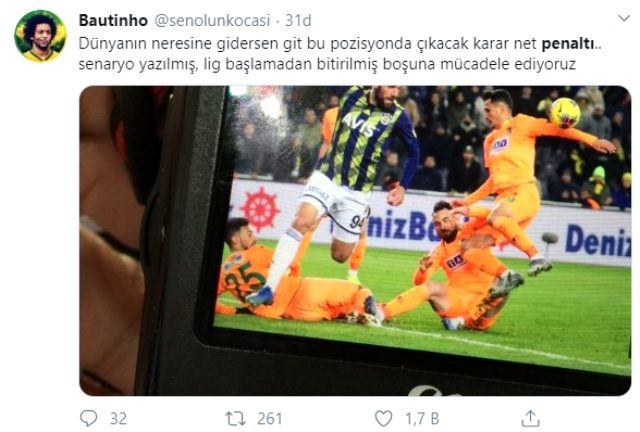 Fenerbahçe'den penaltı isyanı