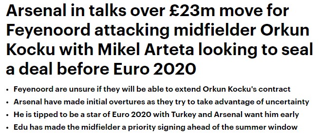 İngiliz basını: Arsenal, Orkun Kökçü'yü istiyor