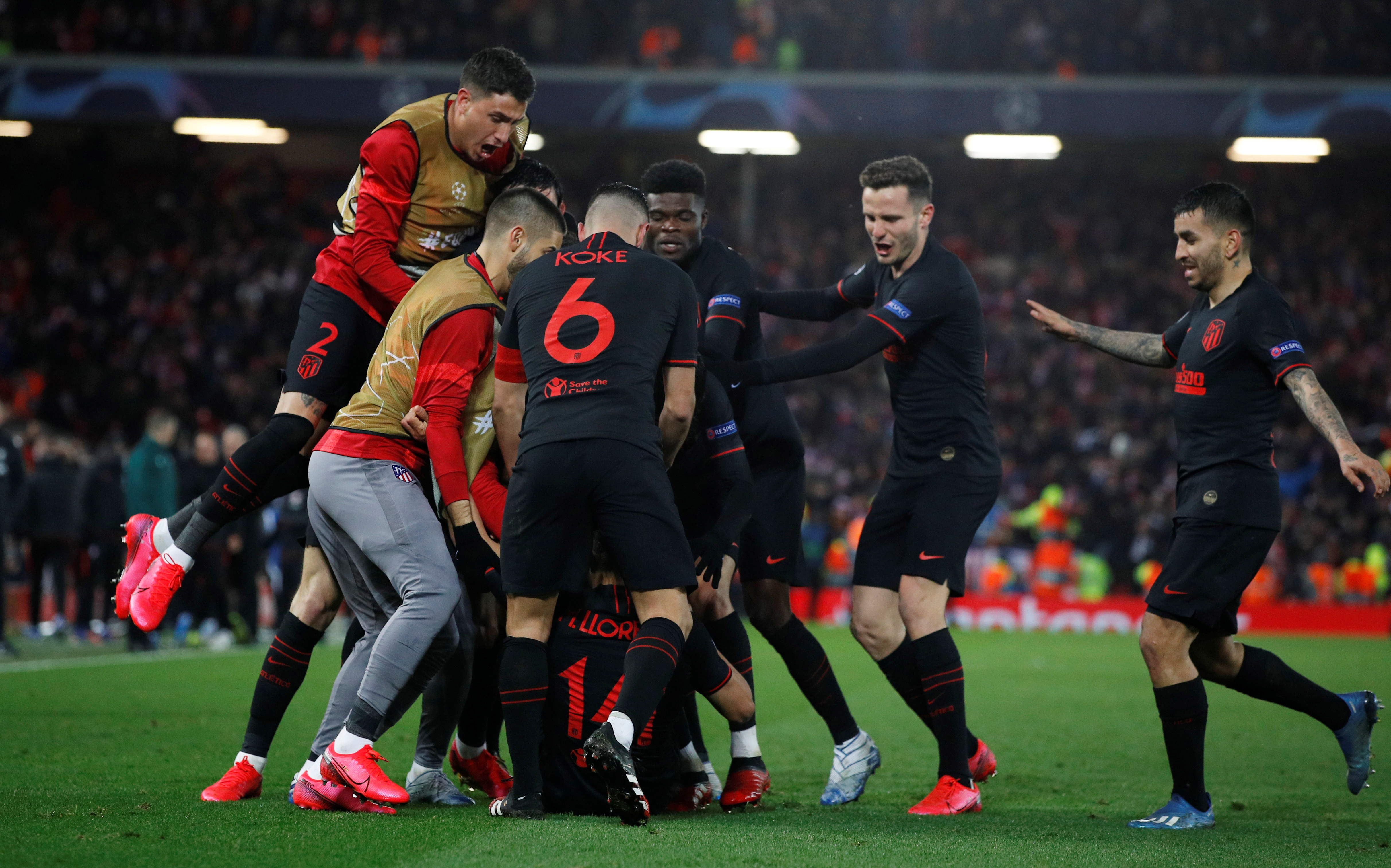 Şampiyonlar Ligi'nde A.Madrid ve PSG çeyrek finale çıktı