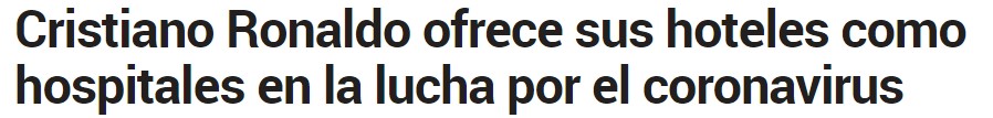 Ronaldo, lüks oteller zincirini hastaneye dönüştürecek