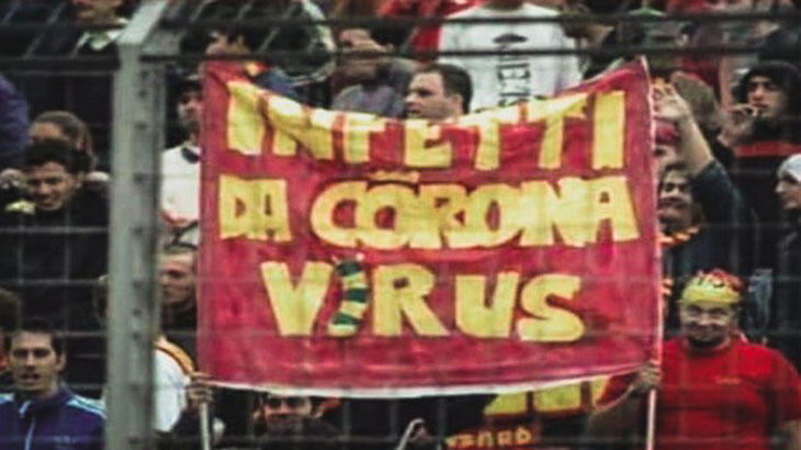 16 yıl önce açılan 'Corona' pankartı