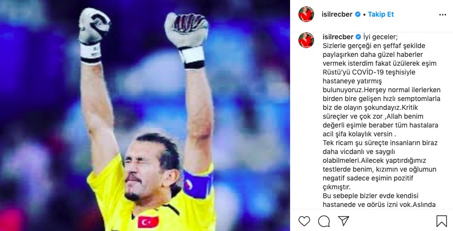 Işıl Reçber: Sadece Rüştü'nün testi pozitif çıktı