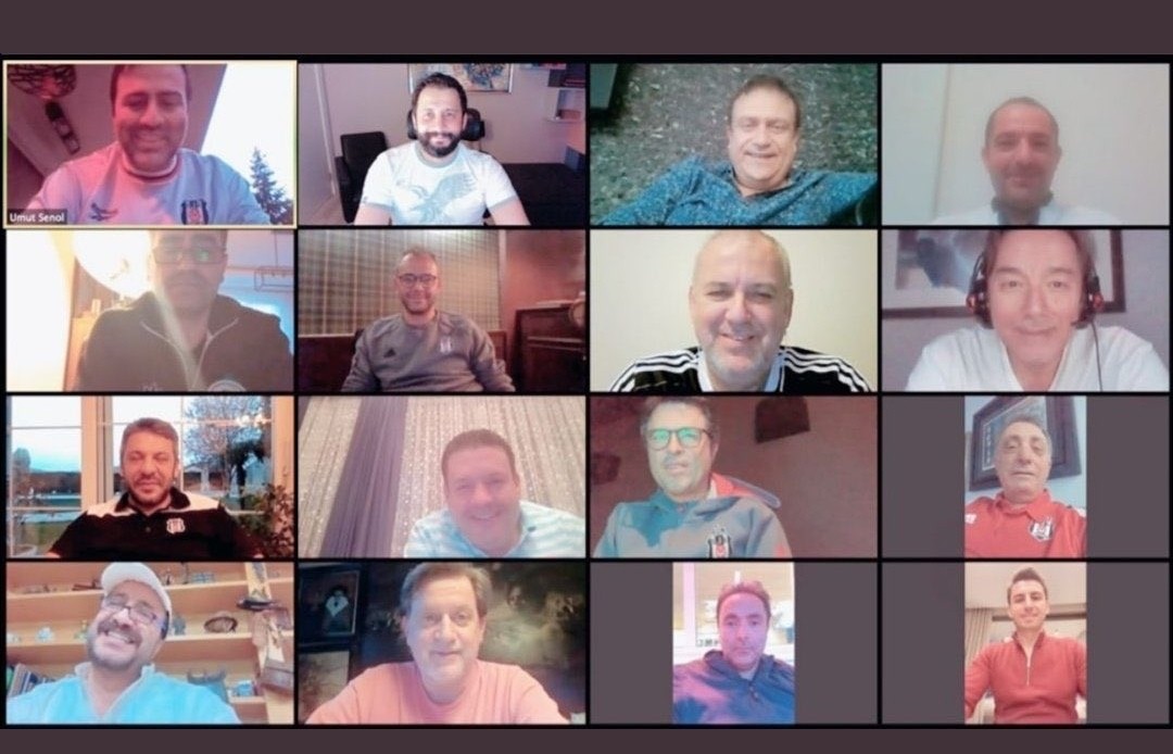 Beşiktaş Yönetimi online toplantı yaptı