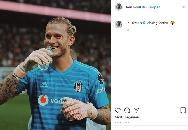 Karius ve Lens'ten 'futbolu özledik' paylaşımı
